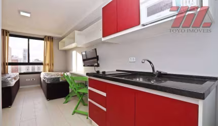 Apartamento com 1 dormitório para alugar, 17 m² por R$ 2.281,30/mês - Centro - Curitiba/PR