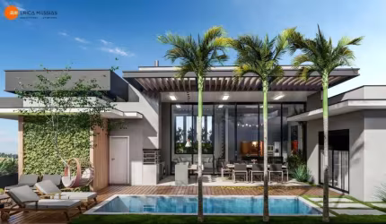 Casa 03 dormitórios de alto padrão no projeto à venda em Atibaia SP