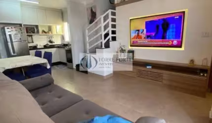 Linda Cobertura com 2 dormitórios , 1 suíte, 2 vagas, Vila Camilopolis