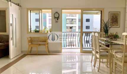 Lindo apartamento com 3 dormitórios, 1 suíte, 4 WC, 2 sacadas e 2 vagas