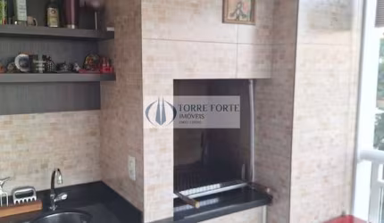 Maravilhoso apartamento 3 dormitórios, 1 suíte, 2 vagas com varanda gourmet