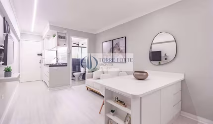 Apartamento mobiliado com 1 dormitorio 1 vaga no Campos Eliseos Centro.