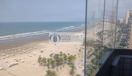 Lindo apartamento 3 dormitórios, 1 suíte, 1 vaga de frente para o Mar