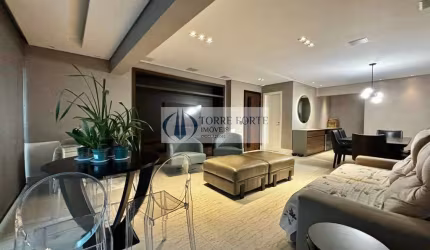 Apartamento mobiliado,151 m2, 4 dormitórios, 2 suítes, 3 vagas no Tatuapé