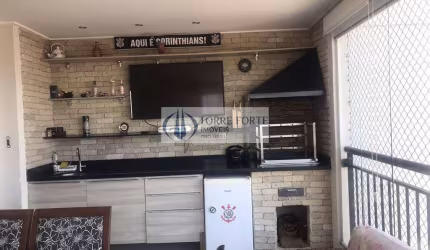 Apartamento com 3 dormitórios, 1 suíte, varanda gourmet na Vila Formosa