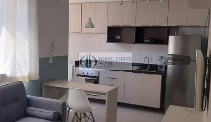 Lindo Studio decorado sem vaga de garagem na Chacara Mafalda .