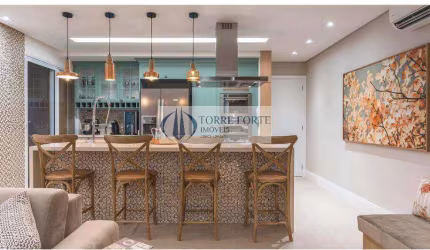 Maravilhoso apartamento 2 dormitórios, 1 suíte, 2 vagas varanda gourmet
