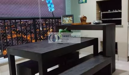 Lindo apartamento 3 dormitórios, 1 suíte, 2 vagas com lazer completo