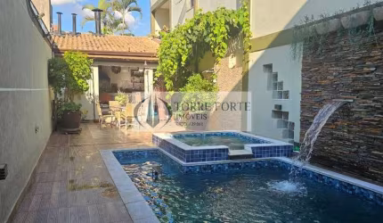 Lindo sobrado 4 dormitórios ,2 suítes, 4 vagas com piscina