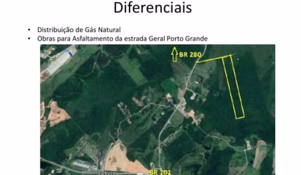 Terreno - Área industrial, em Araquari/SC