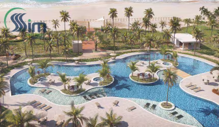 Apartamento com 2 dormitórios à venda, 30 m² por R$ 332.000,00 - Cumbuco - Caucaia/CE