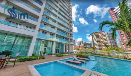Apartamento todo projetado e lazer completo, com 3 dormitórios à venda, 96 m² por R$ 949.000 - Cocó - Fortaleza/CE