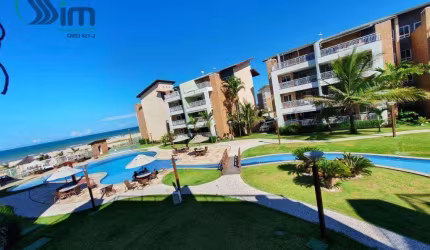 Cobertura com vista para o mar, porteira fechada,  com 4 dormitórios à venda, 200 m² por R$ 1.450.000,00 - Porto das Dunas - Fortaleza/CE