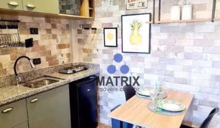 Apartamento com 1 dormitório para alugar, 25 m² por R$ 2.050/mês - Mossunguê - Curitiba/PR