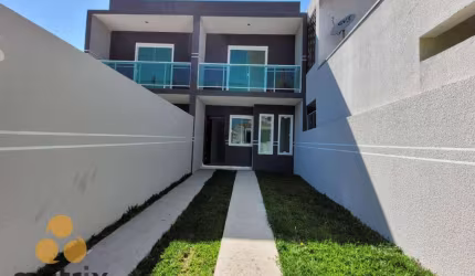 Sobrado com Excelente Acabamento à venda, 77 m² por R$ 380.000 - Cidade Industrial - Curitiba/PR!