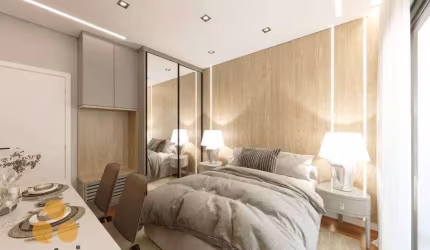Studio com 1 dormitório à venda, 22 m² por R$ 260.000,00 - Cabral - Curitiba/PR