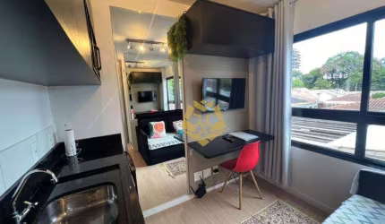 Studio com 1 dormitório para alugar, 10 m² por R$ 1.800/mês - Mossunguê - Curitiba/PR