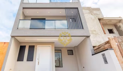 Sobrado de Alto Padrão no Condomínio Reserva Boulevard com 3 dormitórios à venda, 129 m² por R$ 700.000 - Campo de Santana - Curitiba/PR!