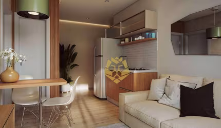 Studio com 1 dormitório à venda, 33 m² por R$ 460.742,49 - Cristo Rei - Curitiba/PR