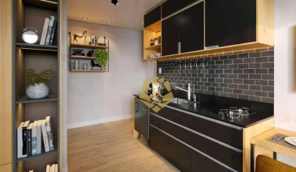 Studio com 1 dormitório à venda, 24 m² por R$ 297.773,00 - Cristo Rei - Curitiba/PR