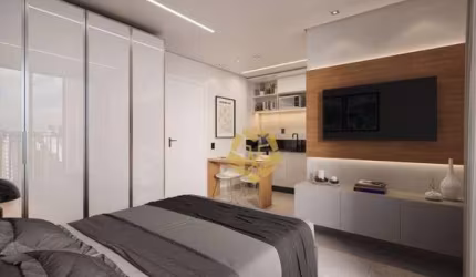 Studio com 1 dormitório à venda, 23 m² por R$ 317.209,10 - Alto da Rua XV - Curitiba/PR