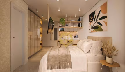 Studio com 1 dormitório à venda, 25 m² por R$ 328.570,00 - Alto da Rua XV - Curitiba/PR
