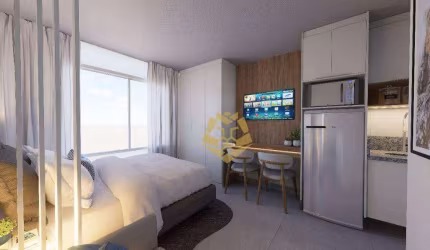 Studio com 1 dormitório para alugar, 30 m² por R$ 2.790,00/mês - Centro - Curitiba/PR