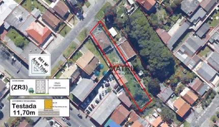 Terreno à venda, 881 m² por R$ 1.000.000,00 - Boa Vista - Curitiba/PR