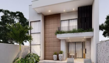 Casa contemporânea em Vargem Pequena