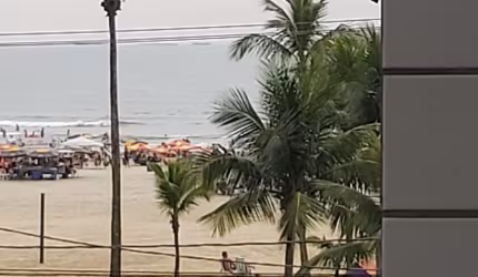 ATENÇÃO SÃO 2 DORMS VISTA MAR PÉ NA AREIA NA GUILHERMINA