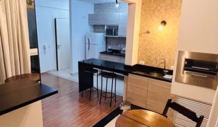 Uno Loft - Apartamento Loft mobiliado, andar alto para locação no Condomínio Uno Loft, no bairro Vila Oliveira em Mogi das Cruzes, SP