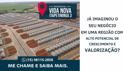 TERRENOS COMERCIAIS A VENDA VIDA NOVA ITAPETININGA 3-  PACAEMBU ITAPETININGA - SP