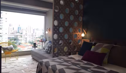 Flat com 1 quarto para alugar na Rua Michigan, 531, Cidade Monções, São Paulo por R$ 3.009