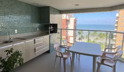 Apartamento Vista Mar 4 dormitórios para alugar, 170 m² por 2.700,40 - Riviera de São Lourenço - Bertioga/SP
