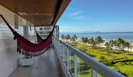 Apartamento Pé na Areia Vista Mar na Riviera de São Lourenço