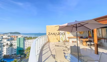 Cobertura vista mar e pé na grama com 2 quartos, 188 m² - venda por R$ 4.000.000 ou aluguel por R$ 15.000/mês - Riviera de São Lourenço - Bertioga/SP
