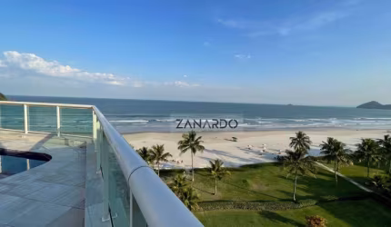 Cobertura pé na areia 6 dormitórios sendo 4 suítes à venda, 400 m² por R$ 12.000.000 - Riviera de São Lourenço - Bertioga/SP
