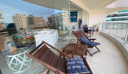 Apartamento pé na grama vista mar 3 suites à venda, 163 m² por R$ 2.780.000 - Riviera de São Lourenço - Bertioga/SP