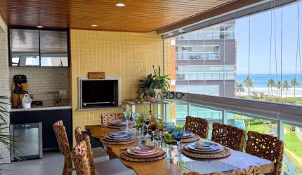Apartamento vista mar e pé na grama à venda em Riviera de São Lourenço