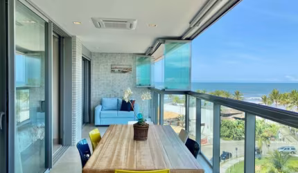 Apartamento vista mar para locação em Riviera de São Lourenço