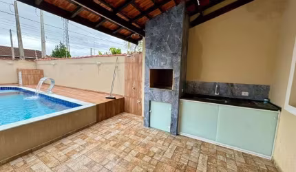Casa com 2 dormitórios à venda, 156 m² por R$ 570.000,00 - Jardim Bopiranga - Itanhaém/SP