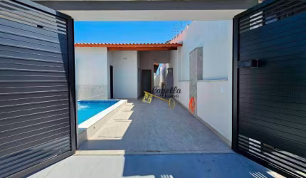 Casa com 3 dormitórios à venda, 87 m² por R$ 435.000,00 - Bopiranga - Itanhaém/SP
