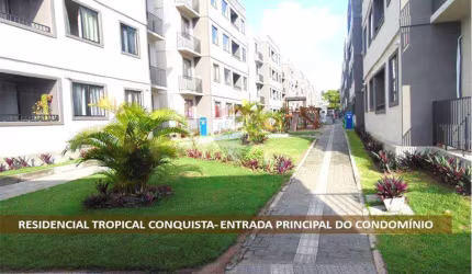 Apartamento no Condomínio Tropical Conquiste no Bairro do Cristo Redentor com 2 quartos, suíte e área de lazer completa