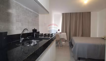 Flat para locação mobiliado, a 200m da praia, no Residencial Sieg, Bairro Jardim Oceania, João Pessoa-PB