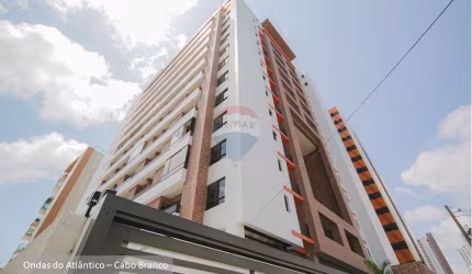 Apartamento mobiliado para locação com 59,88m², 2 quartos, sendo 1 suíte em Cabo Branco, João Pessoa - PB.