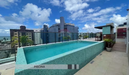 Apto Vista Mar e 250m da praia com 3Q - ALUGUEL em Intermares