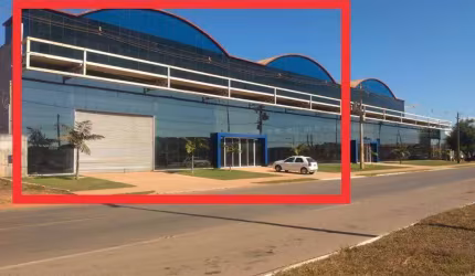 Galpão 1.170 pé direito alto com pele de vidro lindo setor industrial 1.170m
