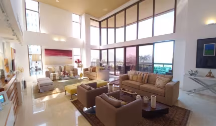 Apartamento de Luxo, Duplex, Península -  4 Suítes - Vista Lagoa
