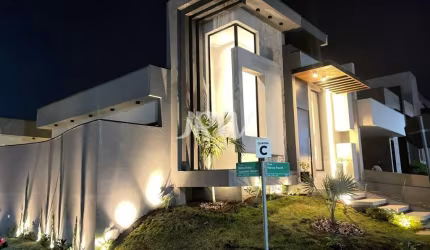 CASA TÉRREA CONDOMÍNIO RESIDENCIAL DONA MARIA JOSE - INDAIATUBA SP  Área Terreno 322,11 m² Área Construída 262,83 m²  3 Dormitórios, sendo 3 suítes to