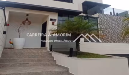 CASA A VENDA, SOBRADO ALTO PADRÃO 03 DORMITÓRIOS, 01 SUÍTE MASTER COM HIDRO, AR CONDICIONADO, PISCINA 30 MIL LITROS AQUECIDA, JARDIM MONTE ALEGRE.